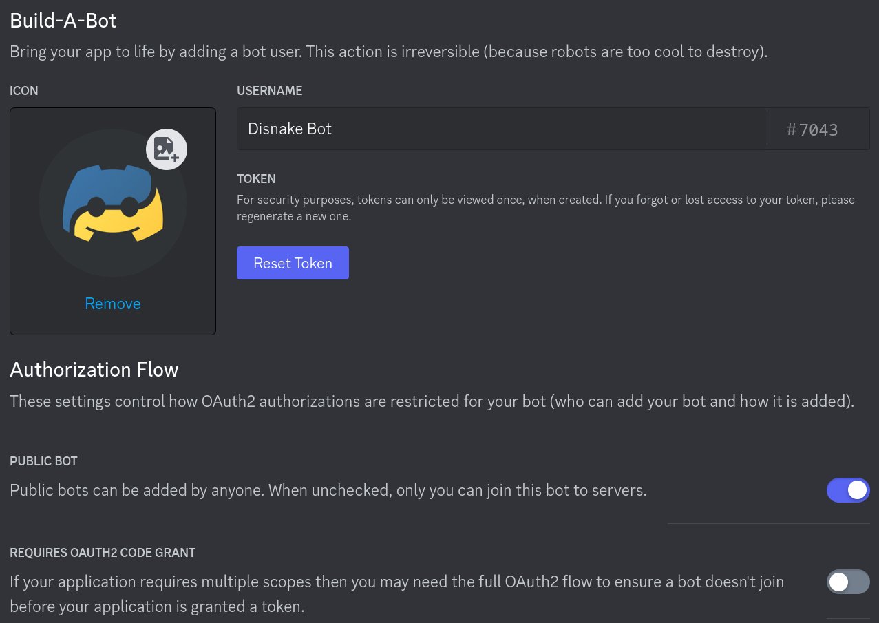 New Bot